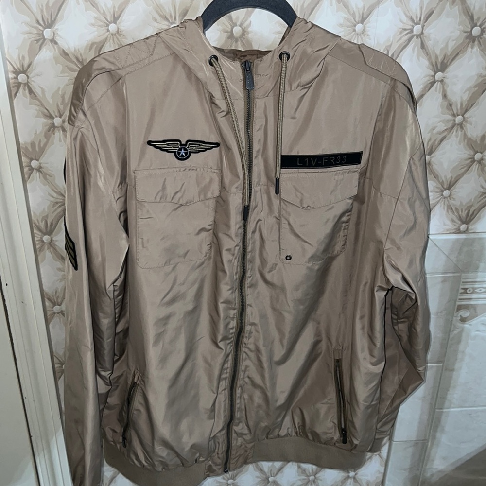 CSG Champs Sports Gear Military Style Windbreaker Jacket